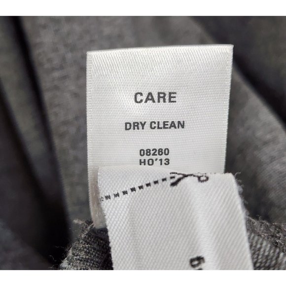 Madewell Dress Womens Small Dark Gray Stretch Pleated  Classic Fit & Flare Mini - Picture 14 of 14